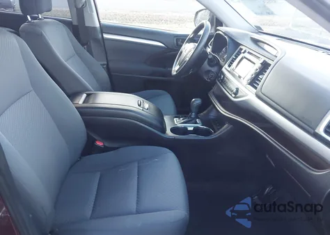 2019 Toyota Highlander Le from USA, damaged, VIN 5TDBZRFH3KS724720